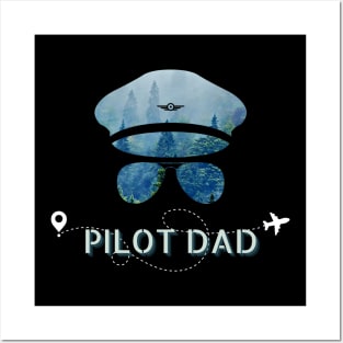 Pilot Dad Forest Posters and Art